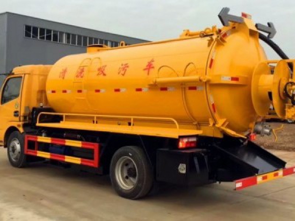 國六東風大多利卡一體罐清洗吸污車 9方