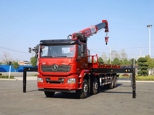 陜汽德龍新M300014噸直臂隨車吊